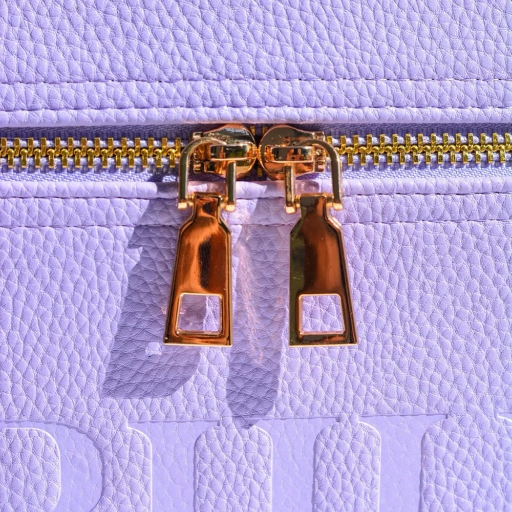 NEW Truly Amalfi Luxury Travel Trunk Purple/Gold